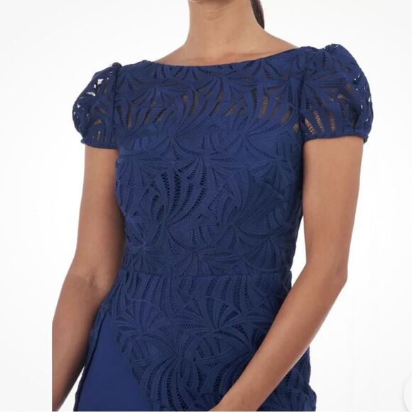 Kay Unger Zelda Lace Midi Dress-R2 - Picture 3 of 5